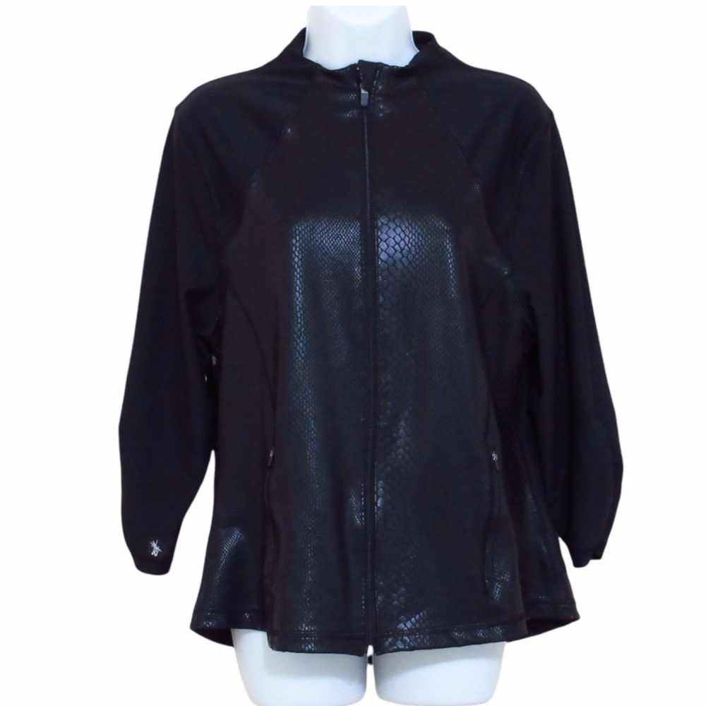 Ki Pro Performance python active size large zip up jacket
